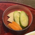 寺家乃鰻寮 - お新香