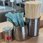 中華そば 幸楽 - テーブルセット