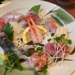 喰しん房松むら - お刺身は種類も豊富で沢山頂けます♫