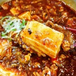 アベノ珉珉 - 土鍋マーボー豆腐アップ