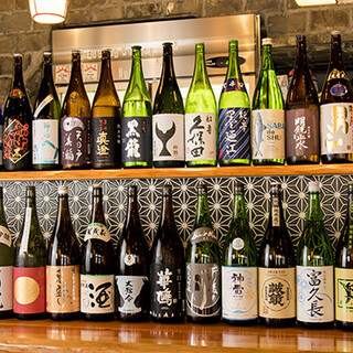 広島の地酒13種含む全60種超が飲み放題!!