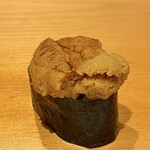 鮨 はしもと - 紫うに 軍艦巻き