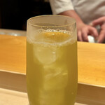 鮨 はしもと - 冷たい緑茶