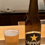 鮨 はしもと - SAPPORO黒ラベル♪