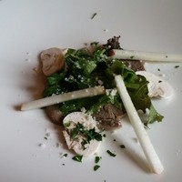 カシータ - 牛タンスモークのサラダ。美味。