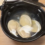 ホテル花水木 - 朝食ビュッフェにあった蛤土瓶蒸し