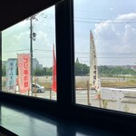 肉の青木商店 - ボックス席からの眺め