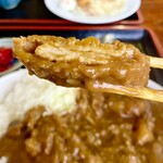 ひがし食堂 - 衣が多く肉が薄いのは無問題だが、衣がハードです