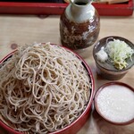 寿々喜 - ざるとろろそば（大ざる）