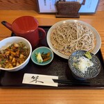 八斗蒔やぶ - 料理写真:"もりセット(麺大盛り)"1,250円♪