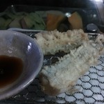 てんぷら 脇坂 - 14年9月 太刀魚。身は薄いながらも旨味凝縮！