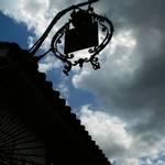 倉敷珈琲館 - 逆光になってしまった看板