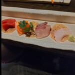 新川にしや - お造り盛り合わせ