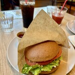 ダイナー ハルク - 料理写真:ハンバーガーセット