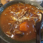 SATOブリアン - お通しのビーフシチュー