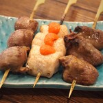 鶏と無限の可能性 - 焼鳥おまかせ5本①