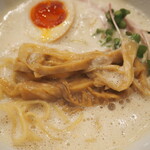 鶏と無限の可能性 - 鶏白湯（穂先メンマ）