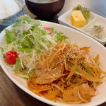 きっちん福 - 豚バラ焼肉定食（2025.7.2）