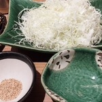 とんかつ新宿さぼてん - キャベツいらん