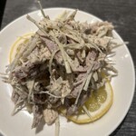 ヤムチャ - チャーシューとネギのマヨネーズ黒胡椒和え