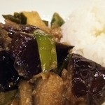 エガサン - わが家のナス・ピーマン・ししとうの油いため＆ご飯