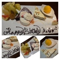 WITH THE STYLE ステーキハウス ミディアムレア - デザート・・果物盛り合わせ、チョコレートケーキ、マンゴアイスなど。どれも美味しいですよ。