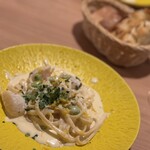路地裏イタリアン Principianti - 帆立　レモンのクリームソース