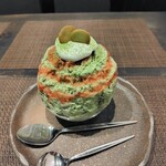 中川氷菓店 - 苺抹茶かき氷