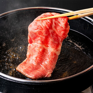 至福のひとときを演出するすき焼き