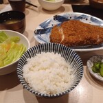 とんかつ かつ慶 - リプロースカツ定食