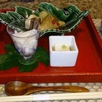 うさ季 - 前菜 牛乳豆腐等