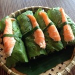 Cau Go - 海老と野菜のからし菜巻き