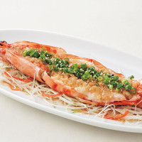 天然シータイガーの蒸し物 ガーリック風味