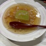 奈良 - 冬瓜とエビの餡掛け