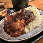 キッチン シン•トミー - 開店記念と言うことで対象の4品が¥550
✅トリミソ定食¥880→¥550❗️
　※＋¥400で鶏1枚追加可能