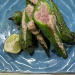 奈良 - 万願寺とうがらしマグロ詰め