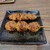 焼鳥屋 てっ九 - 料理写真:かわ(180円) つくね(200円)