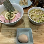 ユナイテッド ヌードル アメノオト - 味玉昆布水つけ麺