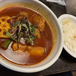 gopのアナグラ - チキン野菜スーパースパイシー（1,180円＋50円＋100円）