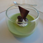 レインボー - フィッシュランチのプティデザート：抹茶のパンナコッタ