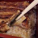 鰻禅 - 蒲焼の皮目