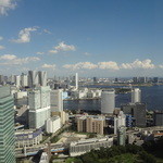 レインボー - 2014/9　世界貿易センタービル 39階レインボーのテーブル席からの眺め