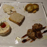 リストランテ サクラ - おまかせ前菜５点盛り合わせ