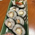 旬彩居酒屋　古市　つぼ銀 - 大きな海老だけどやはり天巻きは大阪屋の方が一枚上手かな