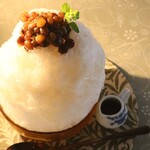 CAFE Tea Tree - 【2025.06】豆花のかき氷(お茶付き・税込950円)