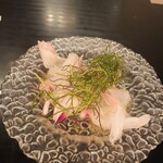 UPMARKET PIZZA&CAFE - 平目カルパッチョ