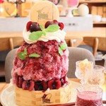 カフェ・ド・リオン パレット - 【2025.06】チェリーブランデー香る空輸アメリカンチェリー氷・プティサイズ(税込2,728円)