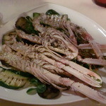 ristorante Baccarossa - スカンピの炭火焼。これまで食べてきた食べ物の中で一番美味だったかもしれません。。。