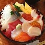 Kitano Ryouba - おまかせ丼☆
                        10種のおまかせ盛り合わせ丼♪
                        海鮮丼、久しぶり〜(´∀｀)