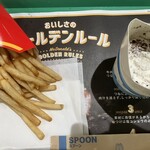 マクドナルド - 料理写真:ポテトとマックフルーリーオレオ。